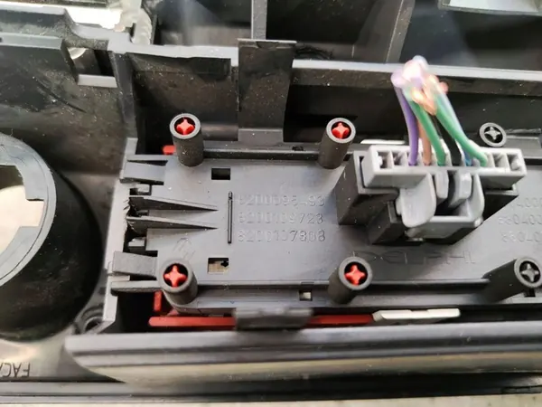 Dashboard Frame Noodknop Renault Megane II image 6