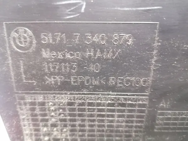 Cubierta de cremallera izquierda OEM 7340879 para BMW G image 4
