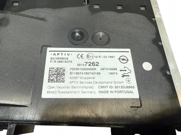 Opel Astra V radio besturingseenheid OEM 39157262 image 3