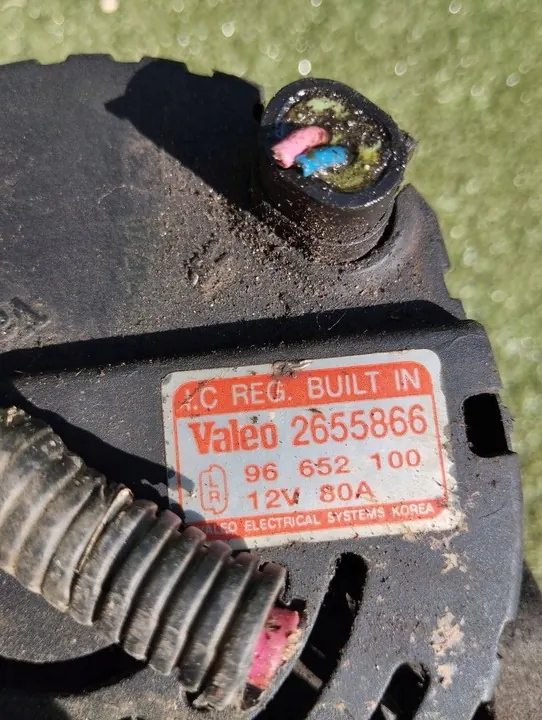 Vaihtovirtageneraattori Chevrolet Aveo I T200 T250 Kalos 1.2 image 8