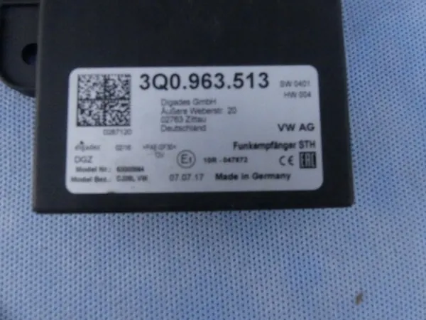 Webasto Controller Audi VW Skoda 3Q0963513 image 3