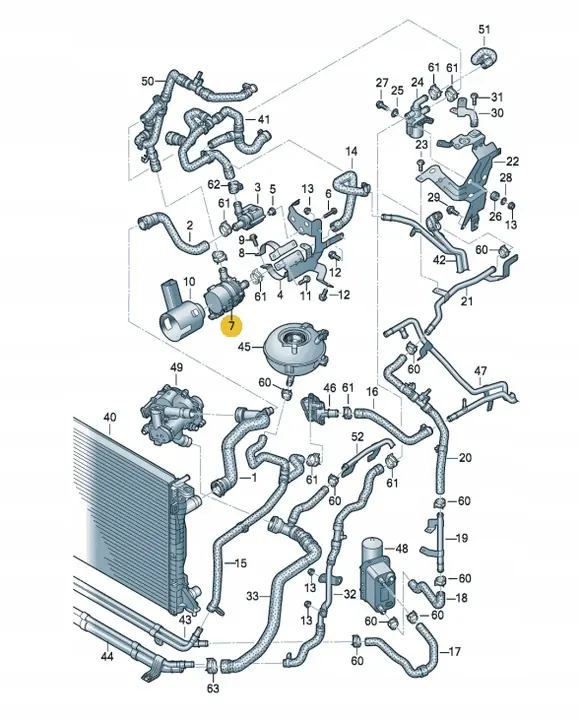 Audi VW - POMPE DE REFROIDISSEMENT 8K0965567C image 4