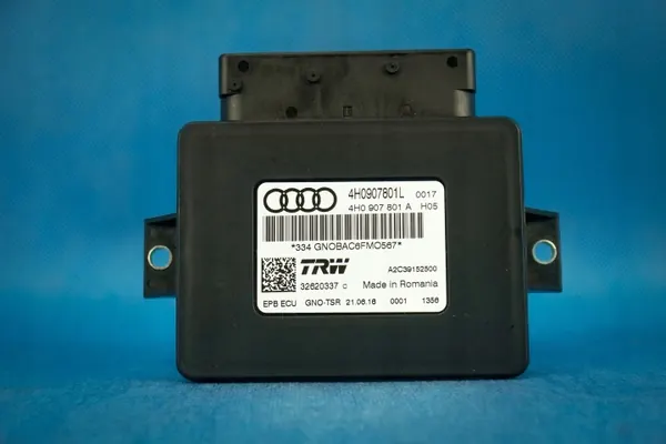 Audi Handbromsstyrenhet OEM 4H0907801H Begagnad image 2