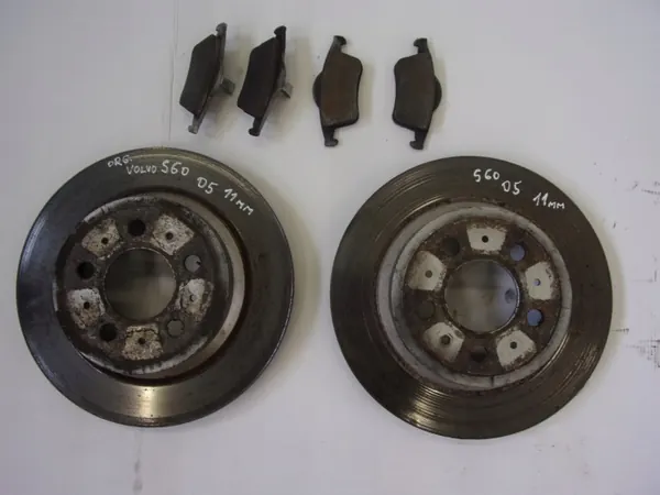 OEM TARCZE + KLOCKI TYŁ S60 S80 V70 2.4 D5 11mm 280mm image 2