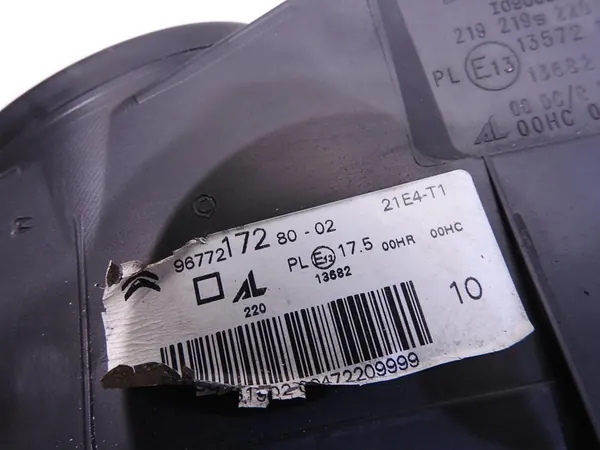 Faros Delantero Derecho Citroen C4 Picasso II 9677217280-02 image 6