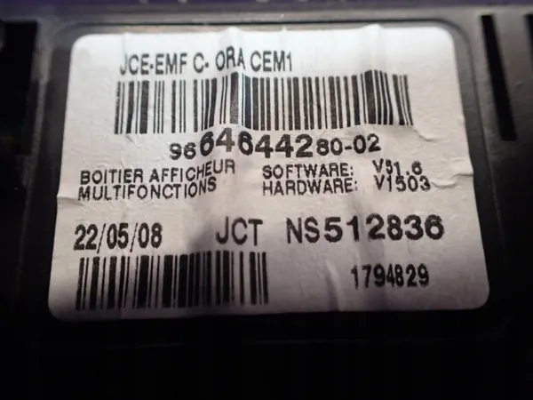 Peugeot Radio-Display OEM Zawada-366402- Gebraucht image 6