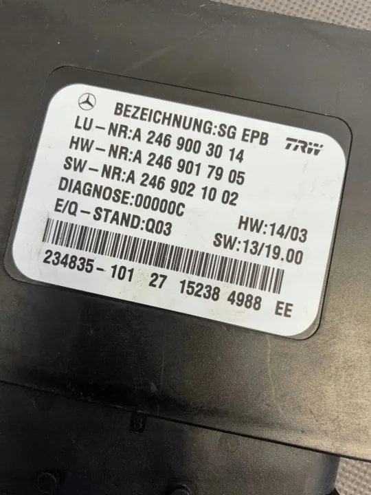 Module Contrôle Frein à Main Mercedes OEM A2469003014 image 3