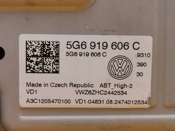 VW PASSAT B8 GOLF VII Display 5G6919606C image 7