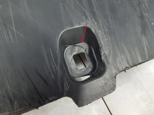 MERCEDES B-KLASA W169 W245 Cubierta Parachoques Delantera A1698850336 image 7