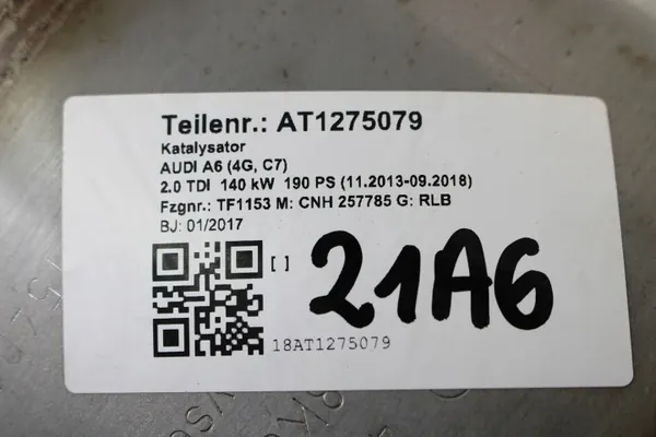 Audi Katalysator OEM bt-cars-32358 voor A4 A5 A6 image 9