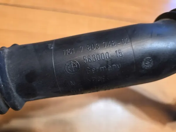 BMW E60 E61 2.0 D Intercooler Luftschlauch image 5