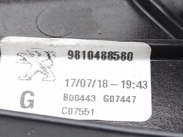 OEM 9810488580 Peugeot 3008 Heckscheibenheber Links image 7