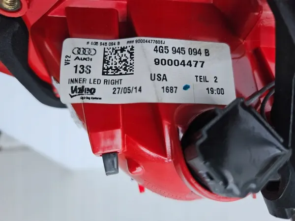 Luz trasera derecha Audi A6 C7 Sedan LED USA image 9