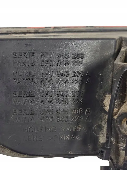 2012 Seat Altea Luz de Neblina Traseira 5P0945208 image 4