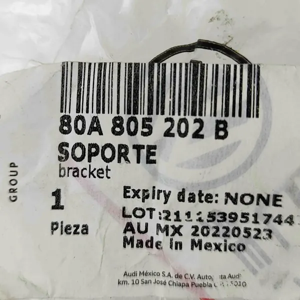 Nedre kylarfäste höger AUDI Q5 80A805202B image 7