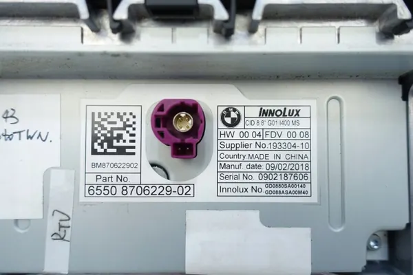 Écran d'affichage OEM 8706229 pour BMW X3 G01 X4 G02 image 9