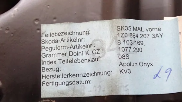 Accoudoir OEM 0 pour Skoda Octavia II 1.9TDI image 4