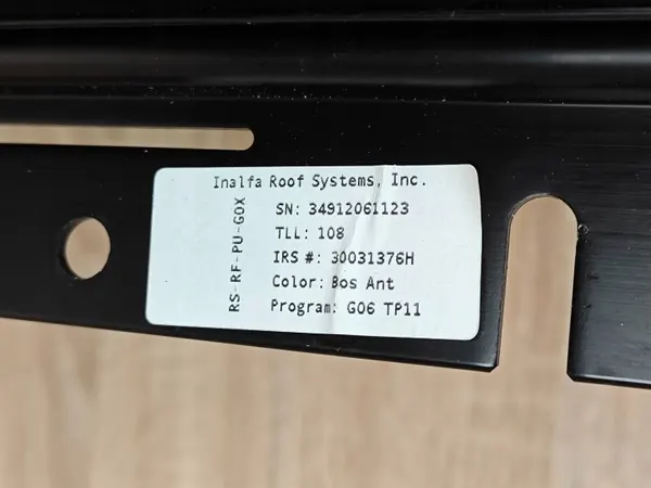 OEM 9852145 Estore Teto Panorâmico Preto BMW X6 G06 LCI image 6