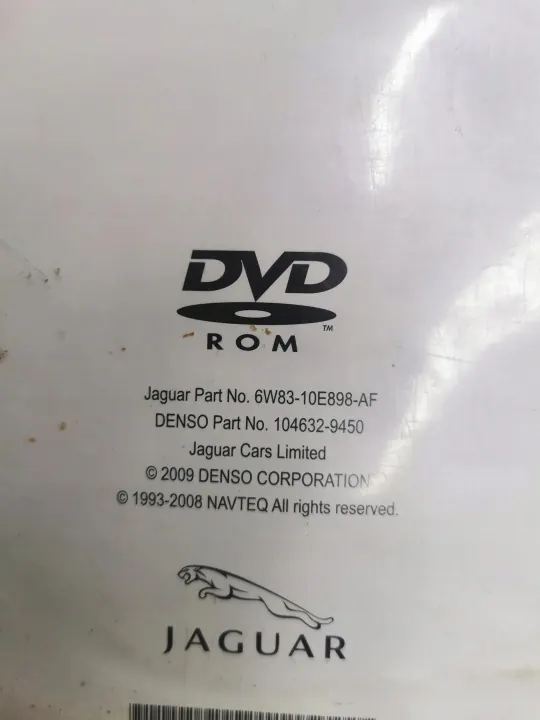 Jaguar XF X250 Navigointikartta CD/DVD OEM 6W8310E898AF image 3