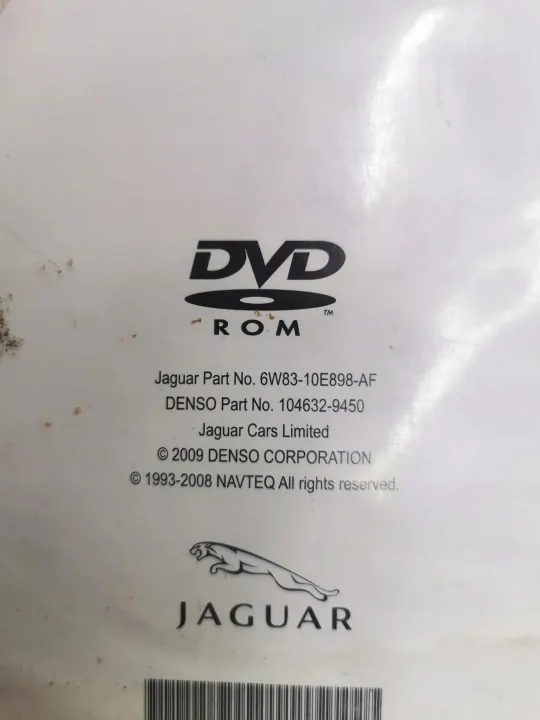 Jaguar XF X250 Navigointikartta CD/DVD OEM 6W8310E898AF image 4