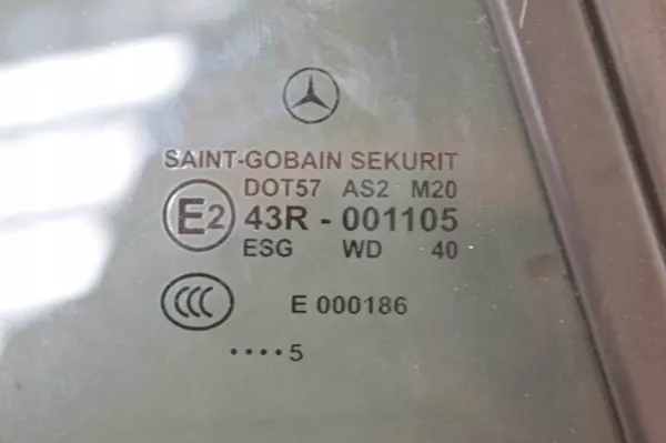 Gebruikt linker achterruit OEM 43R001105 Mercedes-Benz SLK image 4