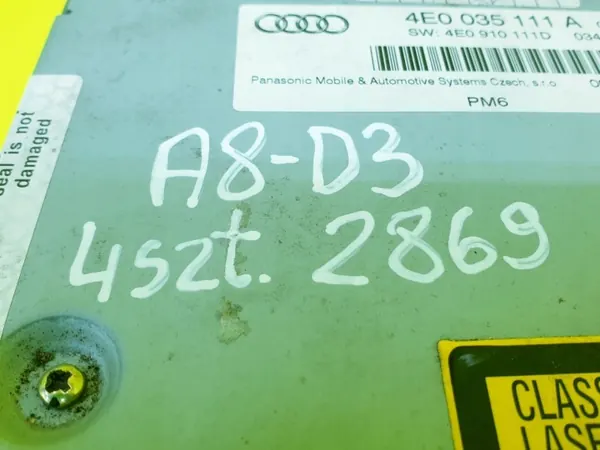 CD-Wechsler OEM 4E0910111D für Audi A6 C6 image 8