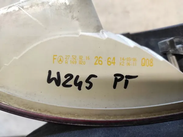 MERCEDES B W245 05- Lámpara Trasera Derecha A1698202664 image 5