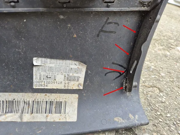 Paraurti posteriore VW T5 Multivan Caravelle 03- OEM 7H5807417E image 9