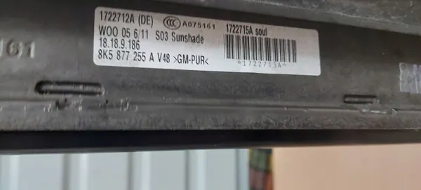Toit Ouvrant Audi A4 B8 Berline OEM SDF2437 Teinté Foncé image 4