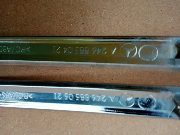 MERCEDES B-KLASA W246 Listello Cromato Paraurti Anteriore image 5