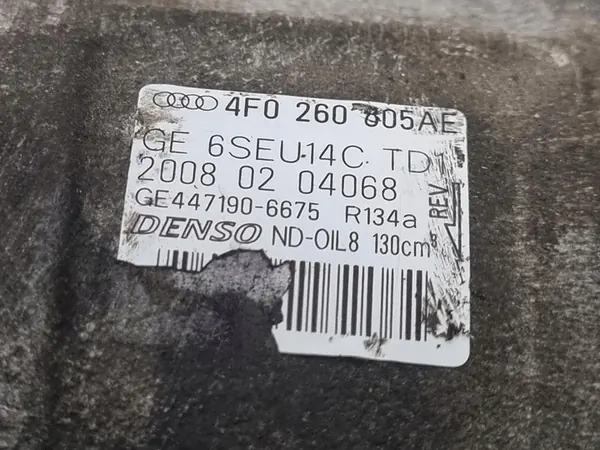 Compressore aria condizionata Audi A6 C6 2008 4F0260805AE image 7