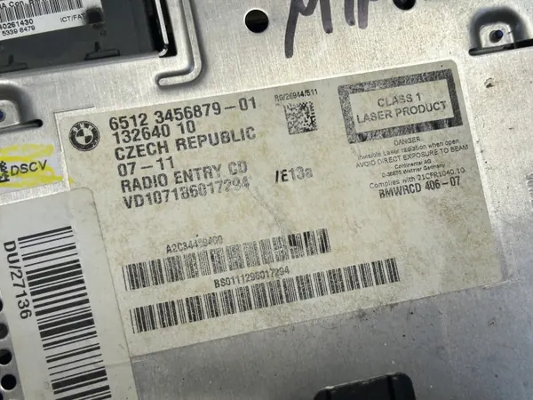 Radio d'origine MINI R56 R57 OEM 3456879 image 3