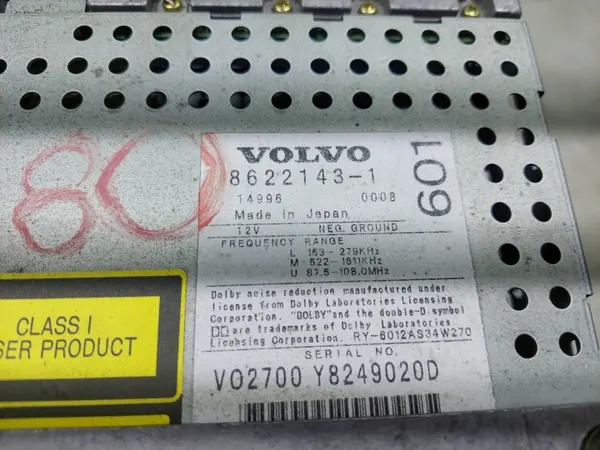 OEM 86221431KASACJ Tehdasradio Volvo S80 I:lle image 5