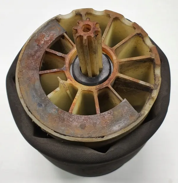 Mola de ar traseira esquerda OEM Range Rover L322 image 4
