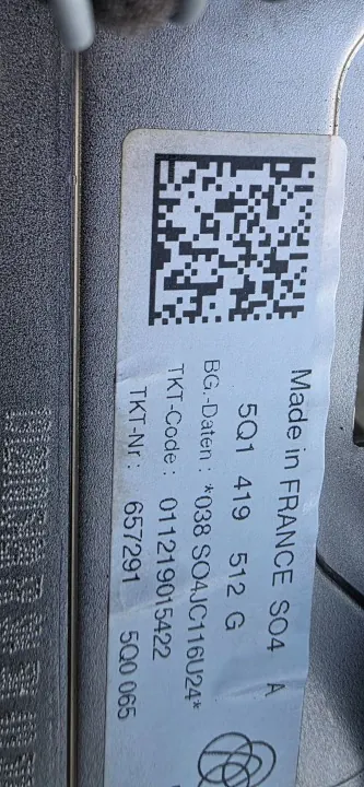 Colonne de direction Audi Q3 OEM 5Q1419512G Occasion image 4