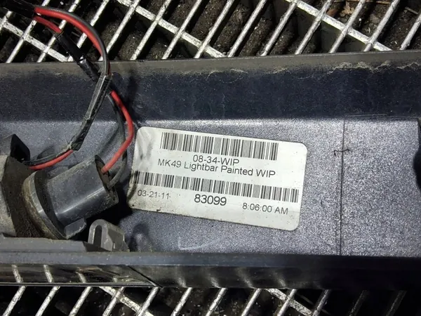 Bandeau d'éclairage tableau Jeep Compass OEM 0834WIP image 6