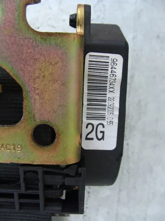 Jeu de ceintures OEM 96446706XX pour Peugeot 1007 image 5