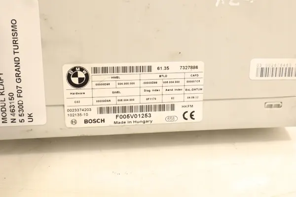 Module de hayon BMW 5 F07 OEM 7327886 - Occasion image 7