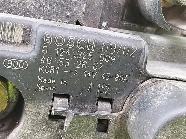 Vaihtovirtageneraattori Fiat Stilo 1.6B 2001–2007 OEM 0124325009 image 4