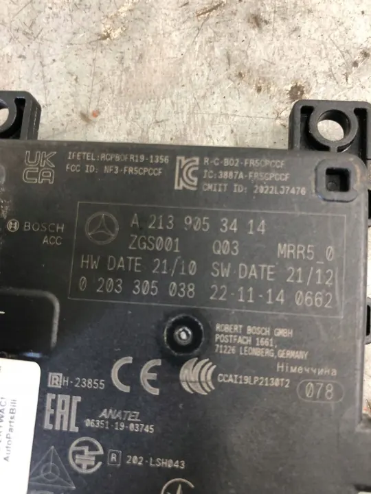 Sensor Radar Distronic Mercedes OEM A2139053414 image 4