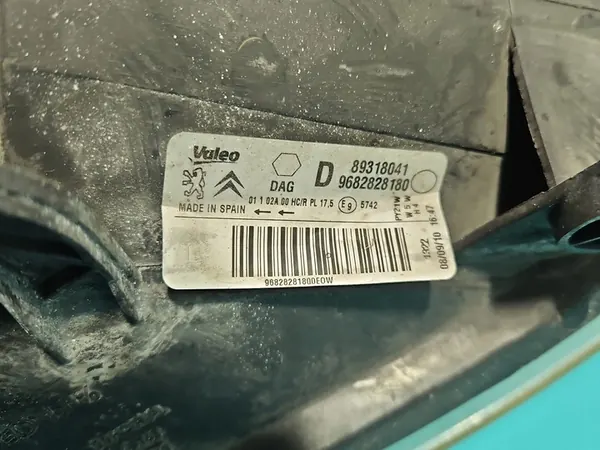 Faros Derecho Citroen Berlingo II III 08-12 OEM image 10