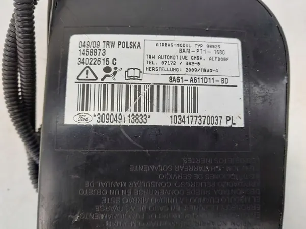 Airbag asiento izquierdo OEM 8A61-A611D11-BD Ford Fiesta MK7 image 3