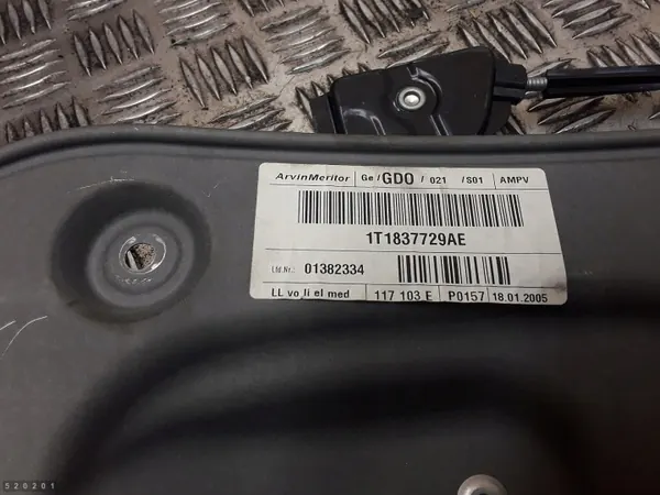 Régulateur de vitre VW Touran OEM 1T1837729AE image 7