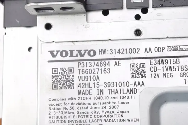 Mudador CD Volvo XC90 II OEM 31374694 31421002 image 3