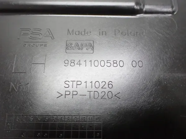 OEM 9841100580 Linker Onderbodenschild voor Jeep Avenger image 3