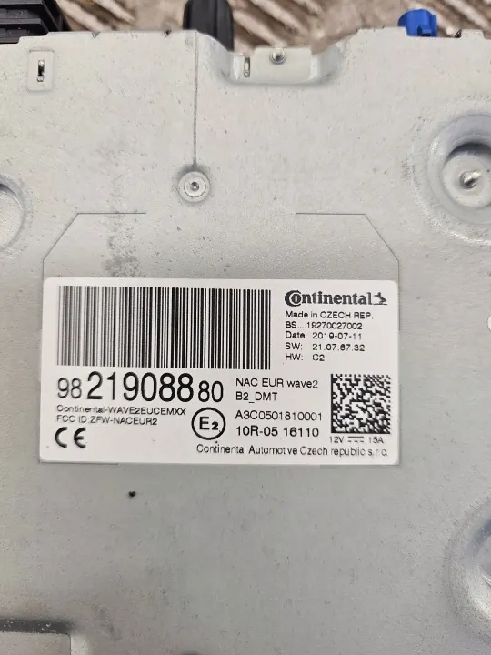 Module Radio Navigation Peugeot 308 T9 OEM 9821908880 image 7