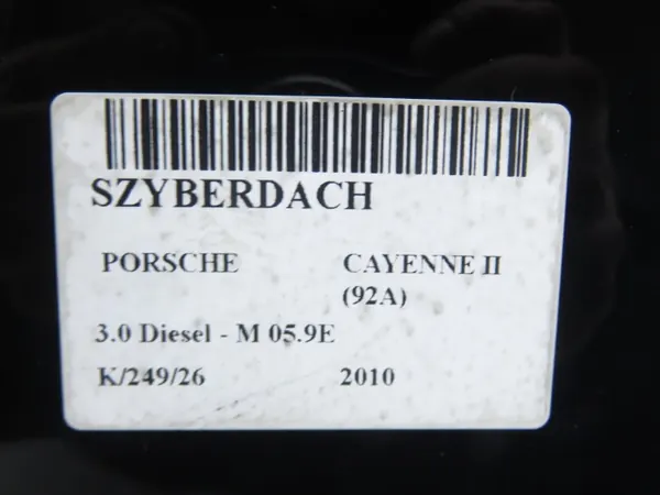 Porsche Cayenne II taklucka OEM 7P5877021 - Begagnad image 8