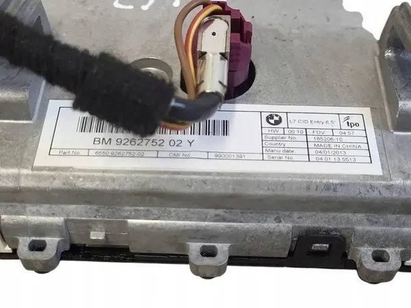 BMW Navigointinäyttö OEM 9262752 1-sarja F20 image 5