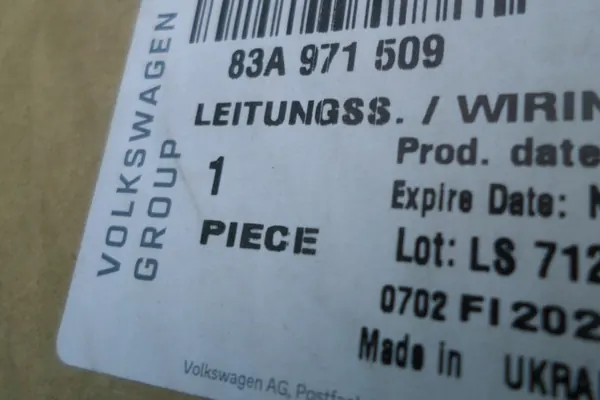 Ladestecker-Kabelbaum Audi Q3 OEM 83A971509 image 3