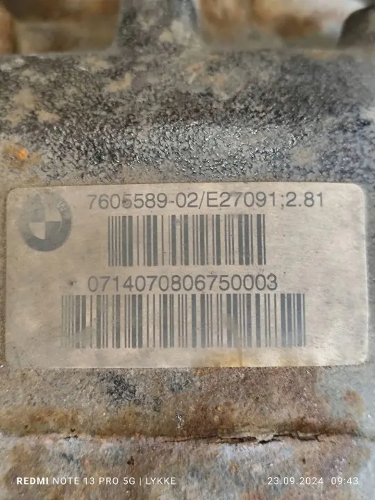 Differential arrière BMW 3 F30 F31 F35 7605589 image 5